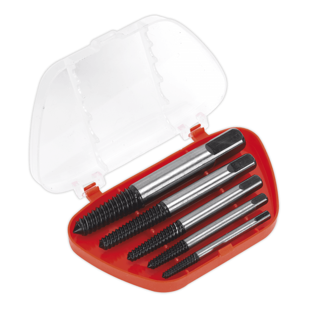 Sealey Screw Extractor Set 5pc Helix Type Model No-AK722