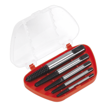 Sealey Screw Extractor Set 5pc Helix Type Model No-AK722