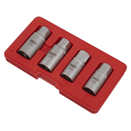 Sealey Stud Extractor Set 4pc 1/2"Sq Drive Metric Model No-AK723