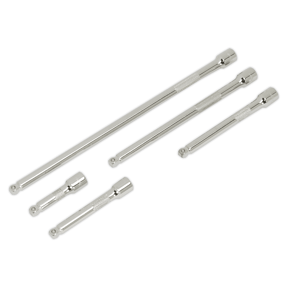 Sealey Wobble Extension Bar Set 5pc 1/4"Sq Drive Model No-AK766