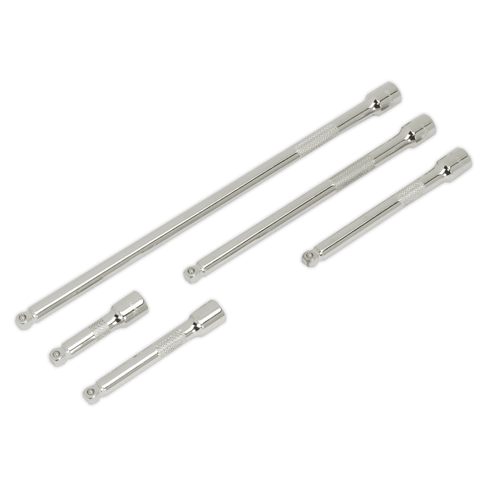 Sealey Wobble Extension Bar Set 5pc 1/4"Sq Drive Model No-AK766
