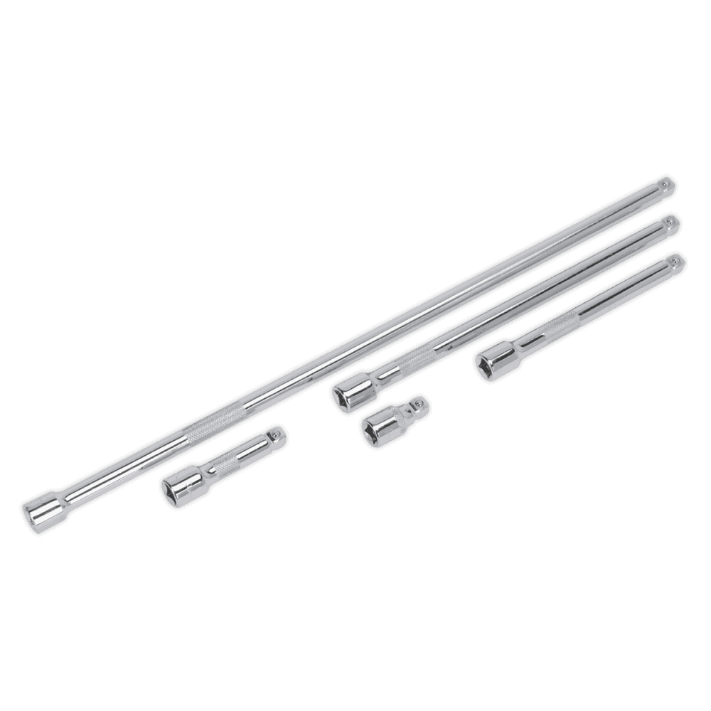 Sealey Wobble Extension Bar Set 5pc 3/8"Sq Drive Model No-AK767