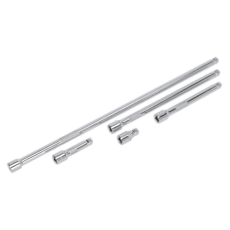 Sealey Wobble Extension Bar Set 5pc 3/8"Sq Drive Model No-AK767