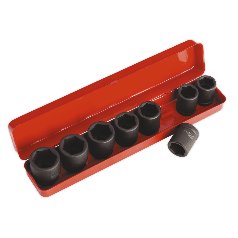 Sealey Impact Socket Set 8pc 3/4"Sq Drive Metric Model No-AK77/9M