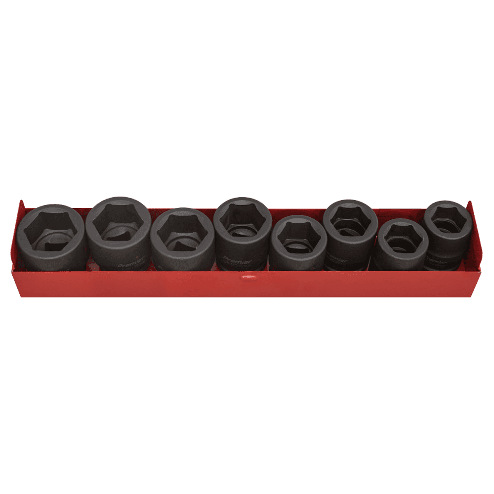 Sealey Impact Socket Set 8pc 3/4"Sq Drive Metric Model No-AK77/9M