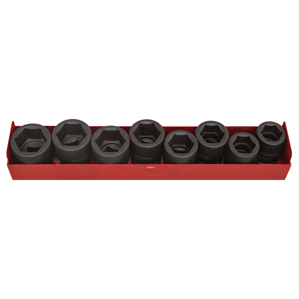 Sealey Impact Socket Set 8pc 3/4"Sq Drive Metric Model No-AK77/9M