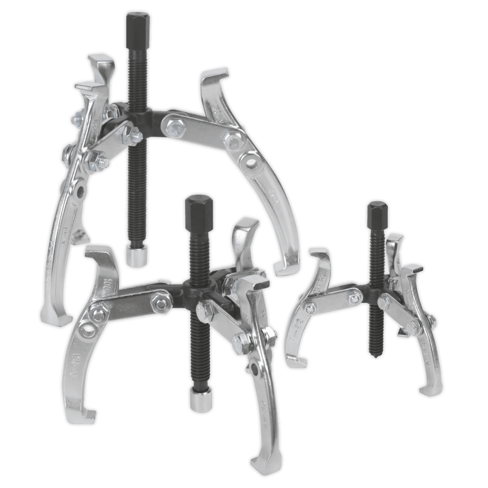 Sealey Gear Puller Set 3pc Triple Leg Model No-AK78