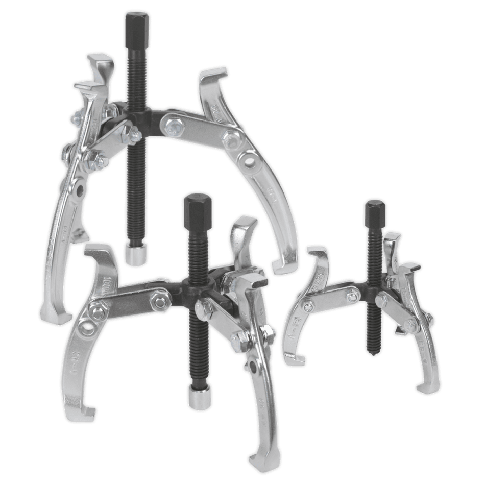 Sealey Gear Puller Set 3pc Triple Leg Model No-AK78