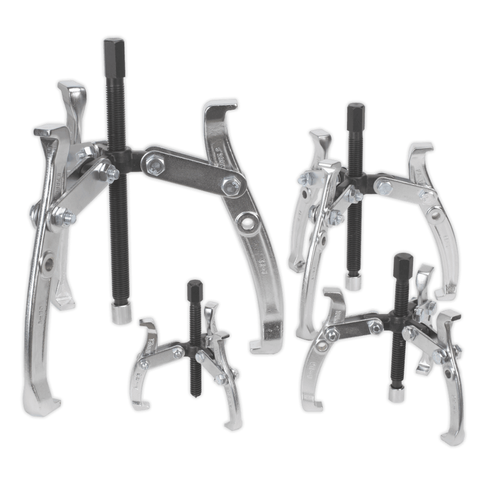 Sealey Gear Puller Set 4pc Triple Leg Model No-AK79