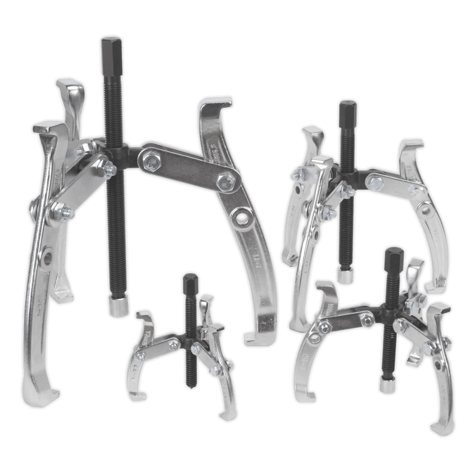 Sealey Gear Puller Set 4pc Triple Leg Model No-AK79