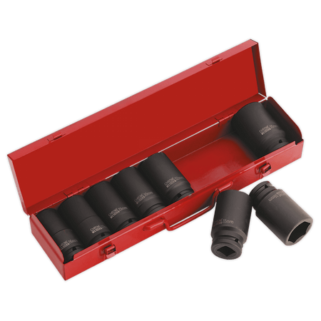 Sealey Impact Socket Set 8pc 3/4"Sq Drive Deep Metric Model No-AK80/9M