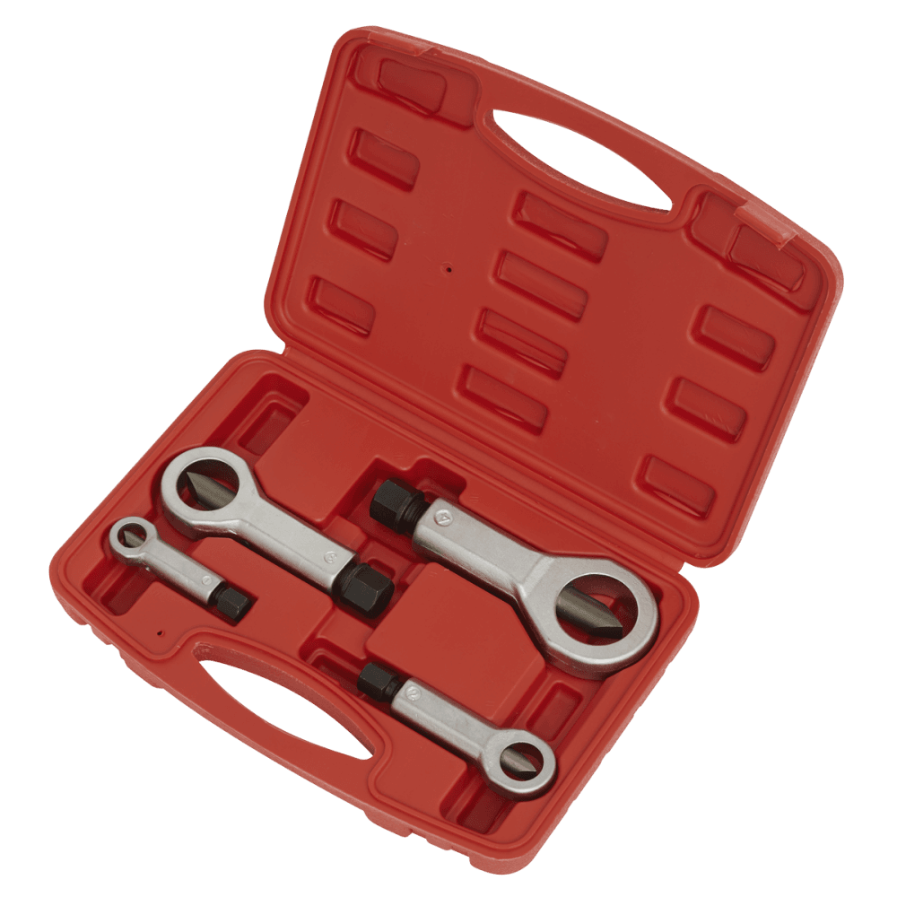 Sealey Nut Splitter Set 4pc Model No-AK85