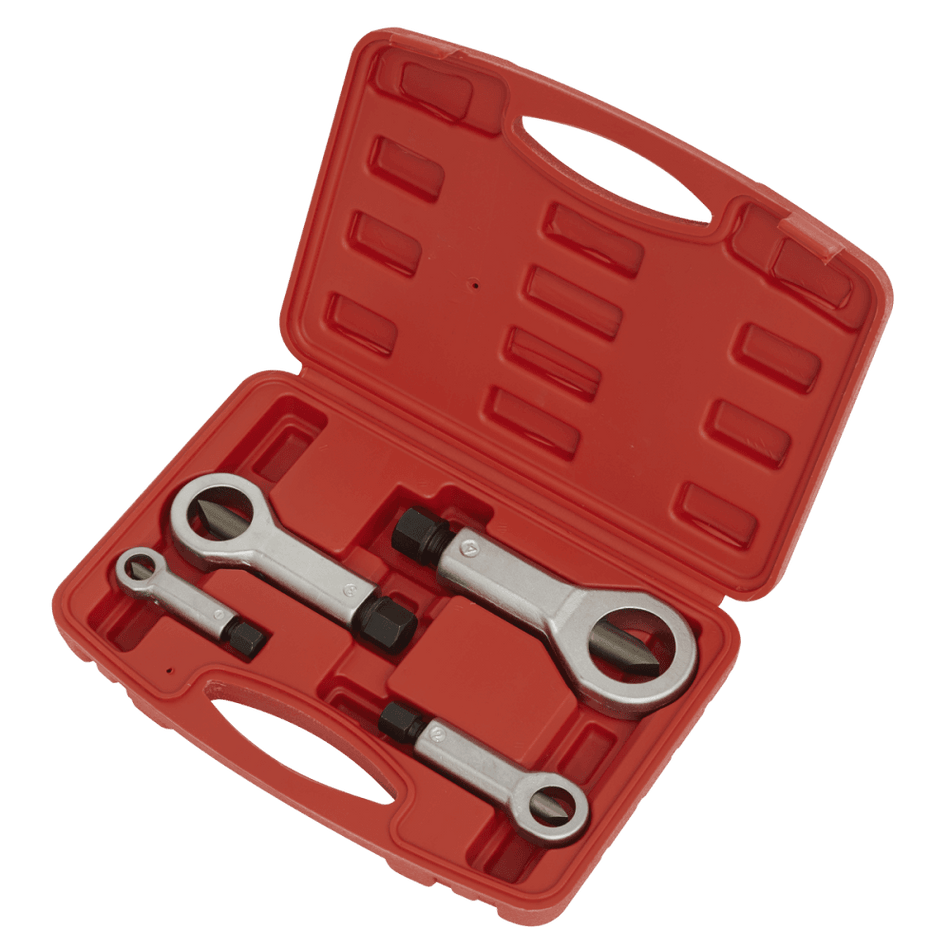 Sealey Nut Splitter Set 4pc Model No-AK85