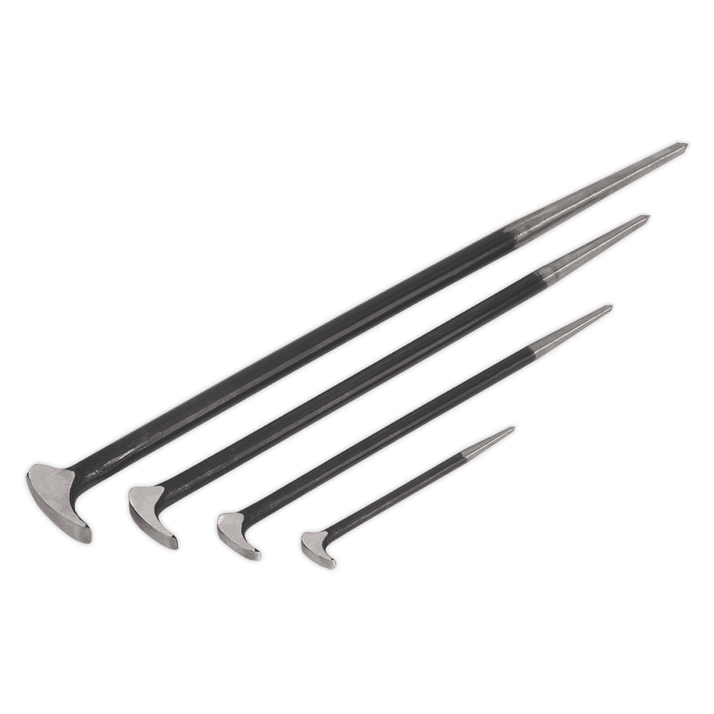 Sealey Heelbar Set 4pc 150, 200, 410, 510mm Model No-AK880