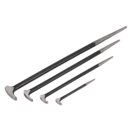 Sealey Heelbar Set 4pc 150, 200, 410, 510mm Model No-AK880
