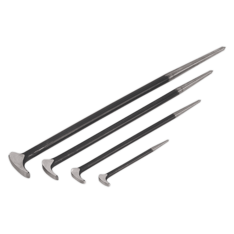 Sealey Heelbar Set 4pc 150, 200, 410, 510mm Model No-AK880