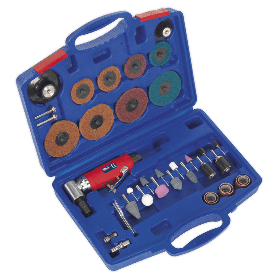 Sealey Generation Air Angle Die Grinder/Sander Kit 42pc Model No- GSA674K