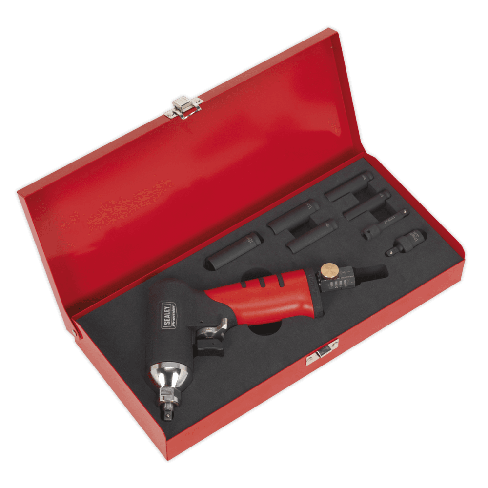 Sealey Air Impact Wrench 1/4"Sq Drive Diesel Glow Plug Kit Model No- SA141