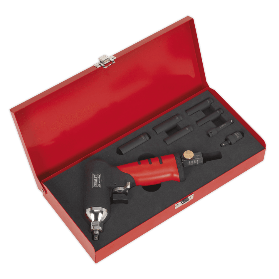 Sealey Air Impact Wrench 1/4"Sq Drive Diesel Glow Plug Kit Model No- SA141