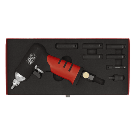 Sealey Air Impact Wrench 1/4"Sq Drive Diesel Glow Plug Kit Model No- SA141