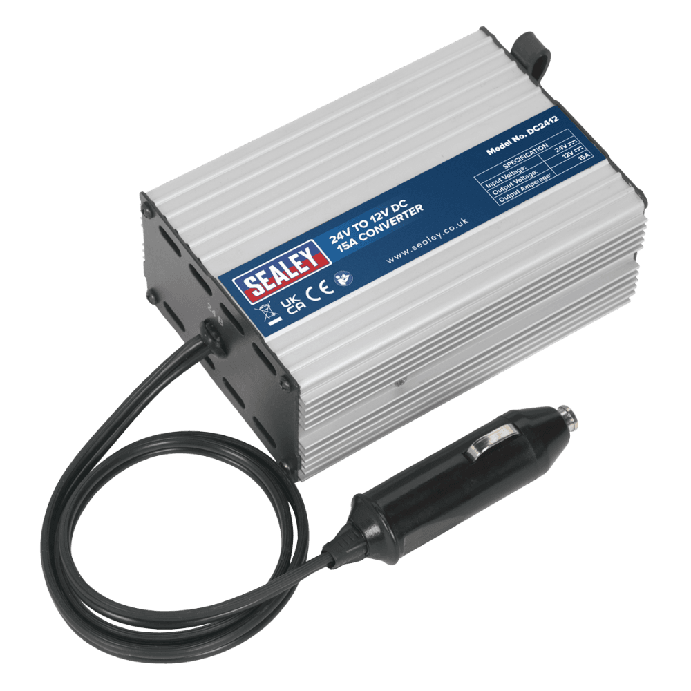 Sealey Converter 24V to 12V DC 15A Model No- DC2412