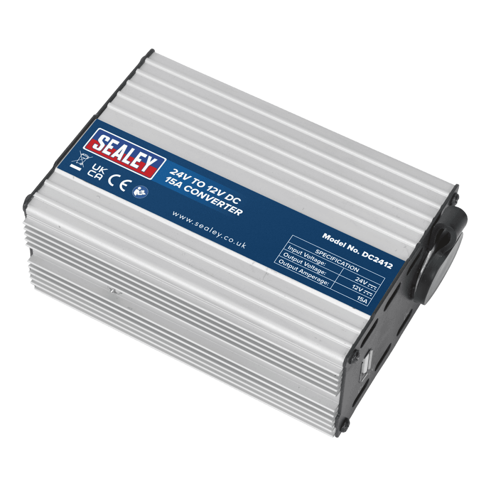 Sealey Converter 24V to 12V DC 15A Model No- DC2412