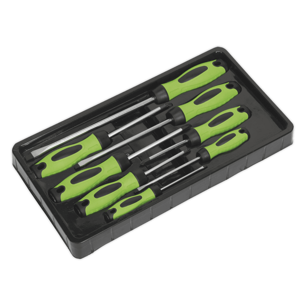 Sealey Screwdriver Set 8pc Hi-Vis Model No- HV001