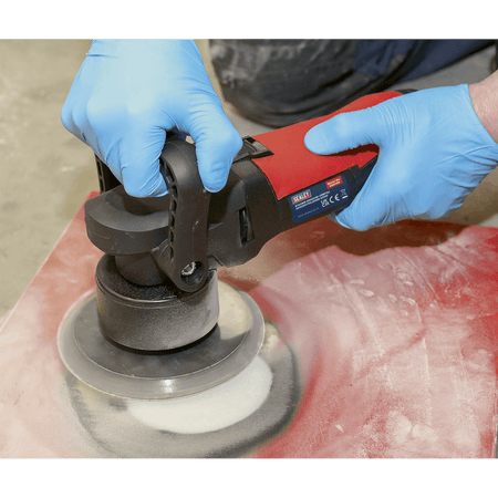 Sealey 150mm Dual Action Variable Speed Sander/Polisher 600W/230V Model No- DAS149