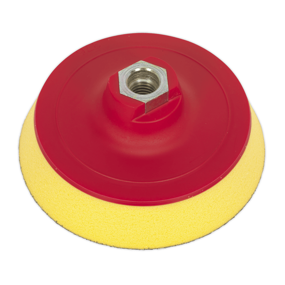 Sealey 120mm Hook-and-Loop Ultra-Soft Backing Pad M14 x 2mm Model No- PTCBPV3S