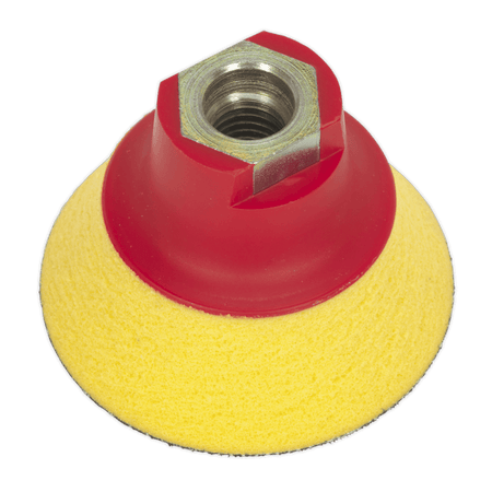 Sealey 75mm Hook-and-Loop Ultra-Soft Backing Pad M14 x 2mm Model No- PTCBPV4S