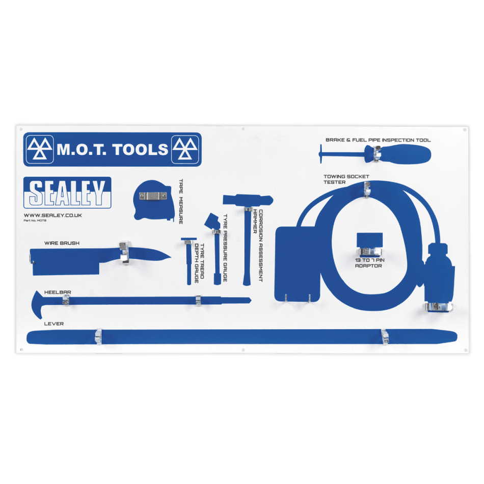 Sealey MOT Tool Board Model No- MOTB
