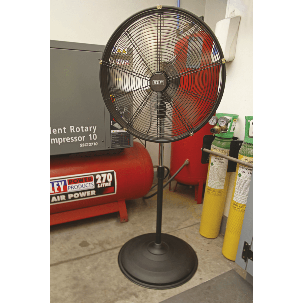 Sealey Industrial High Velocity Oscillating Pedestal Fan 20" 230V Model No- HVF20PO