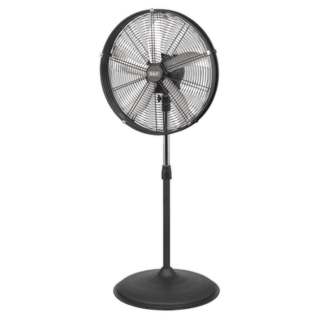 Sealey Industrial High Velocity Oscillating Pedestal Fan 20" 230V Model No- HVF20PO