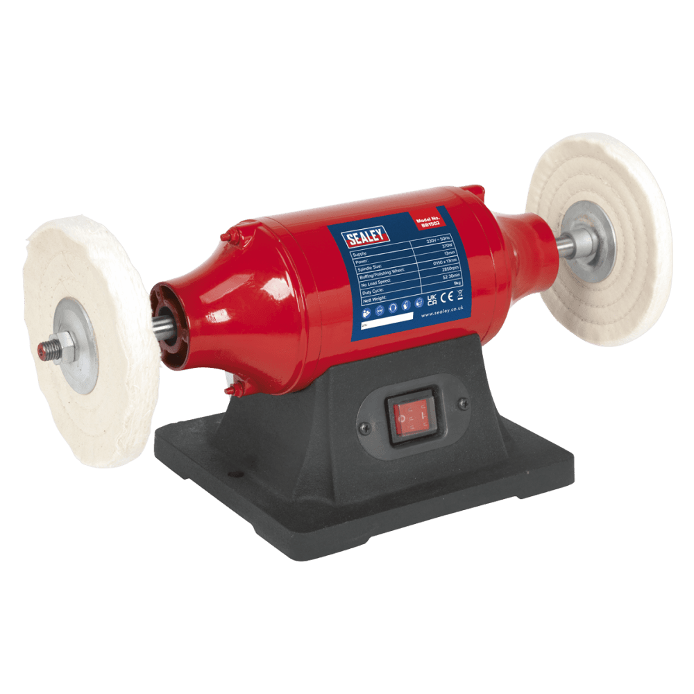 Sealey Bench Mounting Buffer/Polisher 150mm 370W/230V Model No- BB1502