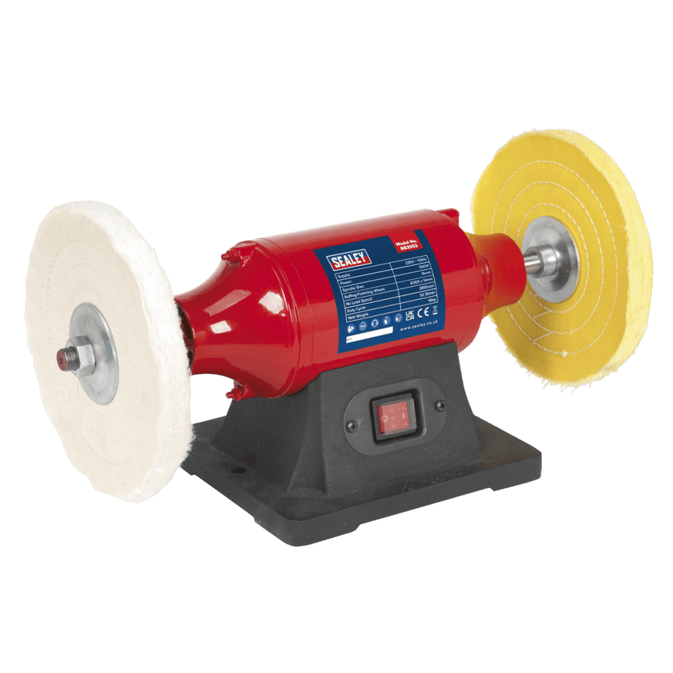 Sealey Bench Mounting Buffer/Polisher 200mm 550W/230V Model No- BB2002