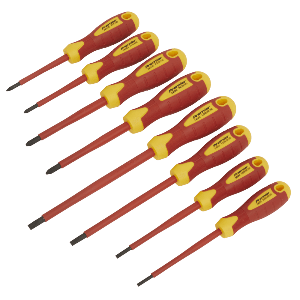 Sealey Screwdriver Set 8pc VDE Approved Model No- AK6124