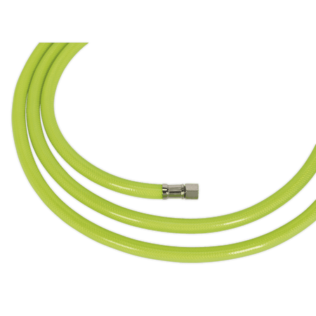 Sealey High-Visibility Air Hose with 1/4"BSP Unions 10m x 8mm Model No- AHFC10