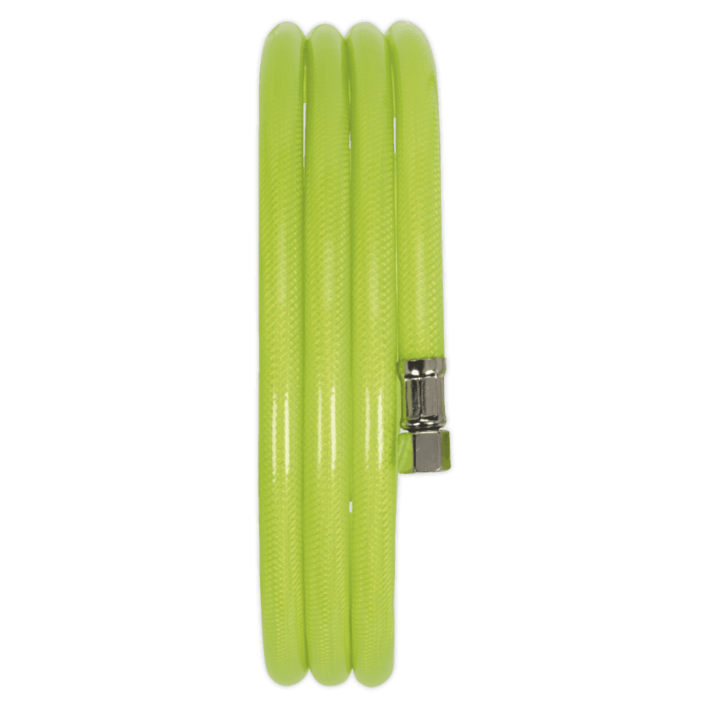 Sealey High-Visibility Air Hose with 1/4"BSP Unions 10m x 8mm Model No- AHFC10