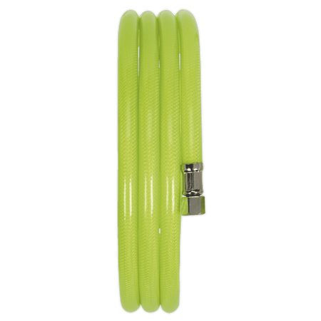 Sealey High-Visibility Air Hose with 1/4"BSP Unions 10m x 8mm Model No- AHFC10