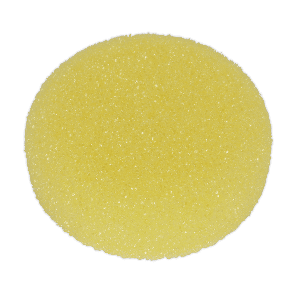 Sealey Hook-and-Loop Buffing & Polishing Foam Head 80 x 25mm - Yellow/Coarse Model No- PTCCHV79Y
