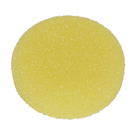 Sealey Hook-and-Loop Buffing & Polishing Foam Head 80 x 25mm - Yellow/Coarse Model No- PTCCHV79Y