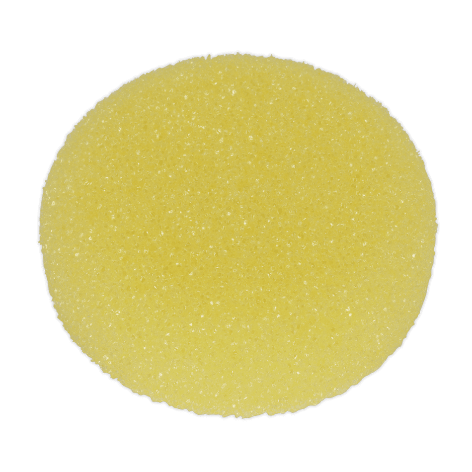 Sealey Hook-and-Loop Buffing & Polishing Foam Head 80 x 25mm - Yellow/Coarse Model No- PTCCHV79Y