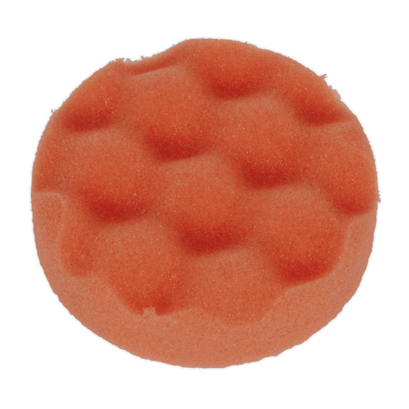 Sealey Hook-and-Loop Buffing & Polishing Foam Head 80 x 25mm - Orange/Firm Model No- PTCCHW80O
