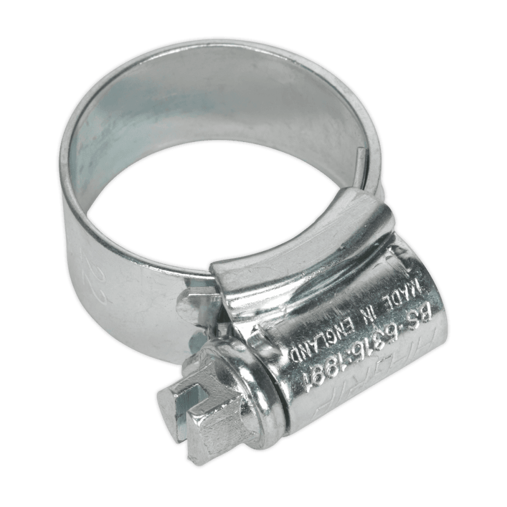 Sealey HI-GRIP® Zinc Plated Hose Clip 14-22mm - Pack of 30 Model No- HCJ0