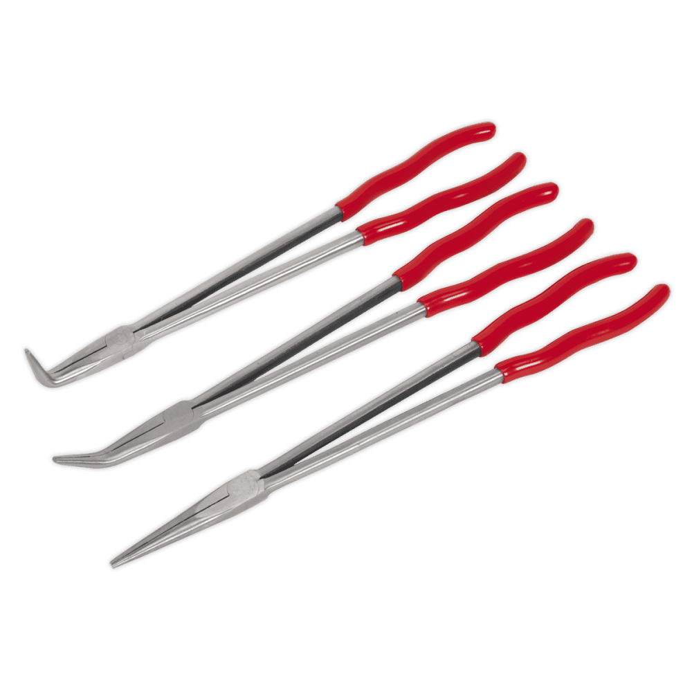 Sealey Needle Nose Pliers Set 3pc Extra-Long 400mm Model No- AK8576