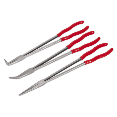 Sealey Needle Nose Pliers Set 3pc Extra-Long 400mm Model No- AK8576