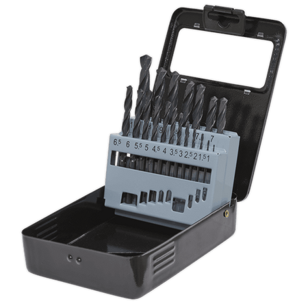 Sealey HSS Drill Bit Set 19pc 1-10mm Model No- DBS19RF