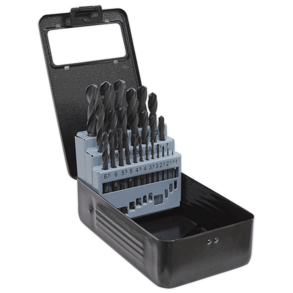 Sealey HSS Drill Bit Set 25pc 1-13mm Model No- DBS25RF