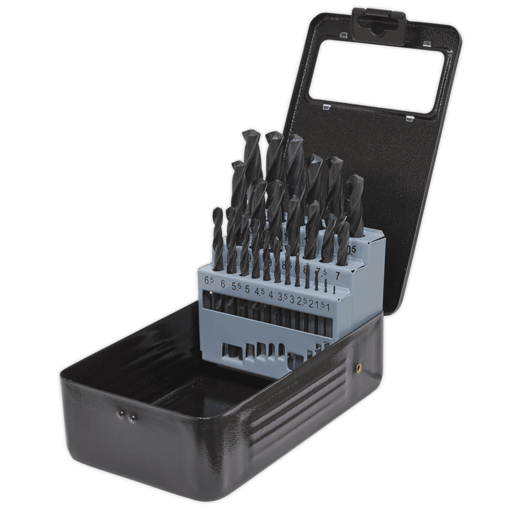 Sealey HSS Drill Bit Set 25pc 1-13mm Model No- DBS25RF