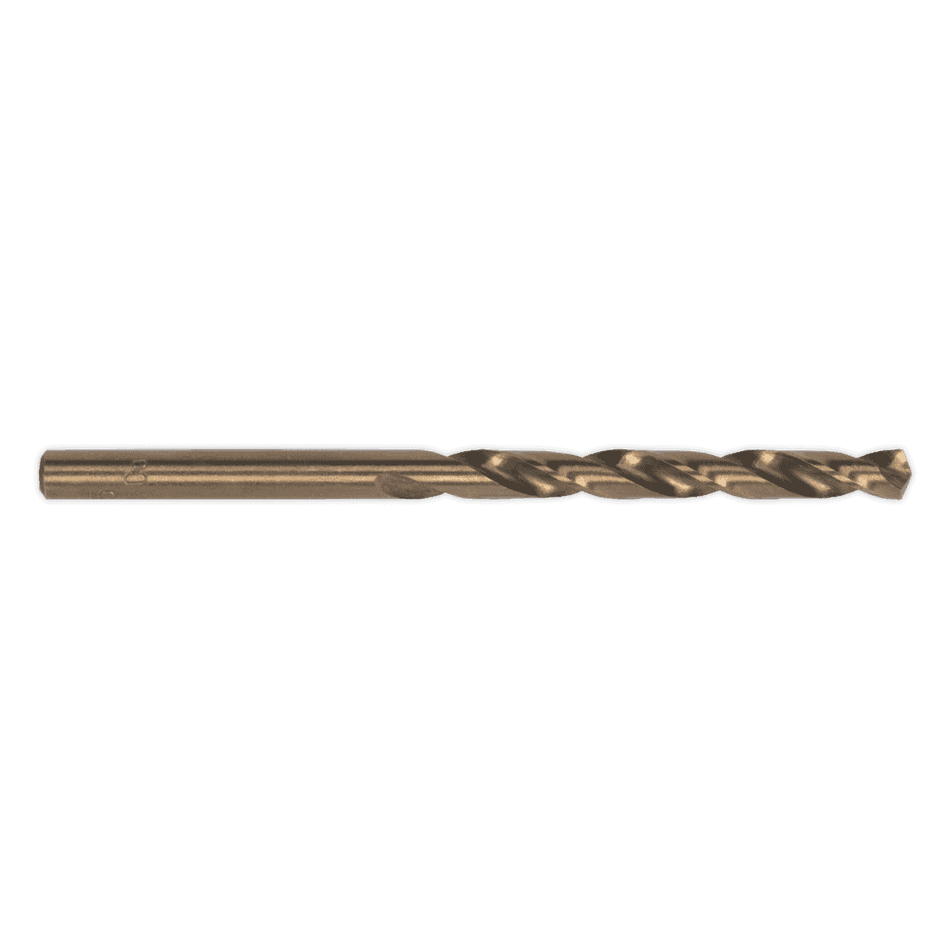 Sealey HSS Cobalt Drill Bit 8mm Pack of 10 Model No- DB080CB